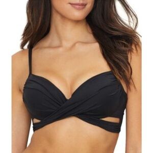 COCO REEF Wrap Underwire Bikini Top 40/42DD NWT